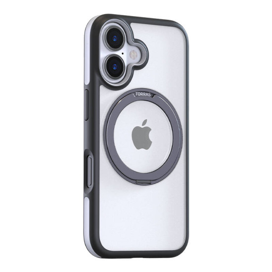 Torras Ostand R Fusion Case for iPhone 16 (Black) Torras Ostand R Fusion Case for iPhone 16 (Black)