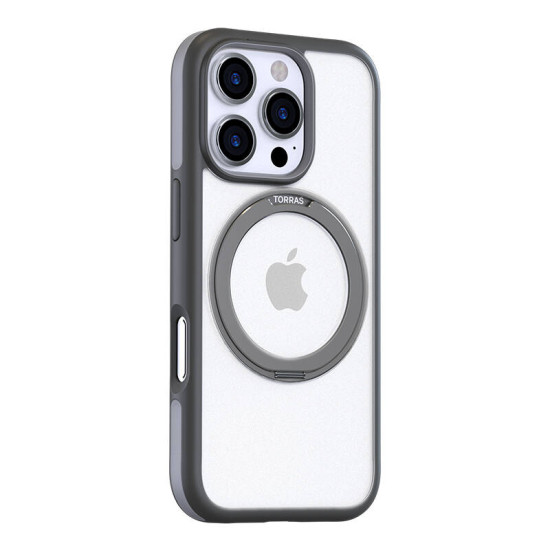Case Torras Ostand R Fusion dla iPhone 16 Pro (Szare) Case Torras Ostand R Fusion dla iPhone 16 Pro (Szare)