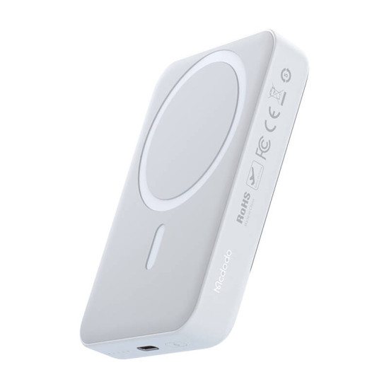 Mcdodo Magnetic Wireless Power Bank MC-4260 10000mAh, 20W (white) Mcdodo Magnetic Wireless Power Bank MC-4260 10000mAh, 20W (white)