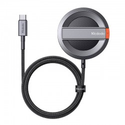 Mcdodo CH-5500 magnetic wireless charger for iPhone with foldable stand, 15W (black)