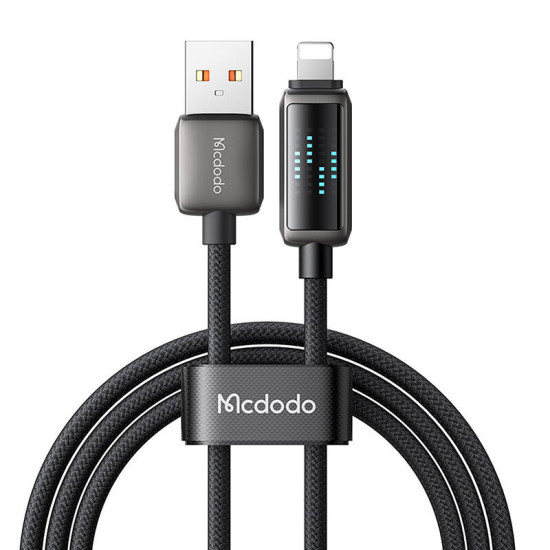 Mcdodo CA-5250 LED Display USB-A to Lightning Data Cable 1.2m Mcdodo CA-5250 LED Display USB-A to Lightning Data Cable 1.2m