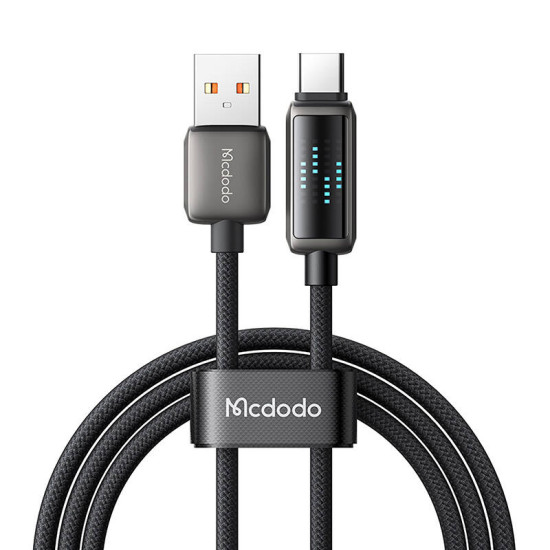 Mcdodo CA-2350 LED Display USB-A to USB-C 6A Data Cable 1.2m Mcdodo CA-2350 LED Display USB-A to USB-C 6A Data Cable 1.2m