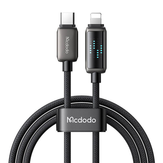 Mcdodo CA-2630 LED Display USB-C to Lightning 36W Data Cable 1.2m Mcdodo CA-2630 LED Display USB-C to Lightning 36W Data Cable 1.2m