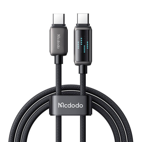 Mcdodo CA-4250 LED Display USB-C to USB-C 100W Data Cable 1.2m Mcdodo CA-4250 LED Display USB-C to USB-C 100W Data Cable 1.2m