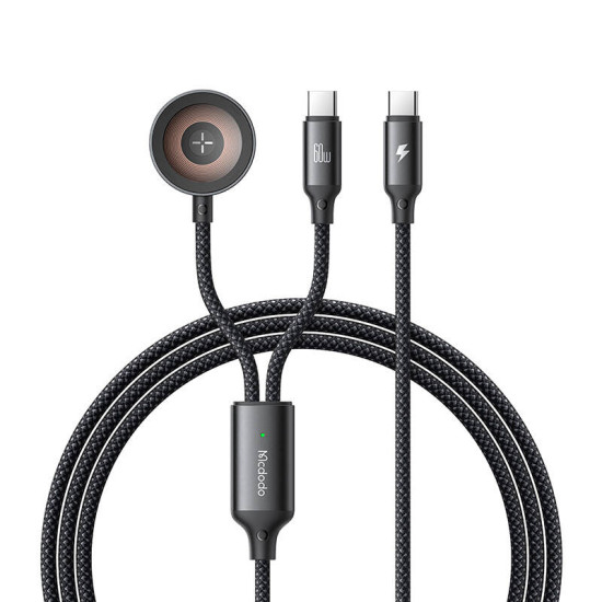 Mcdodo CA-2200 2in1 60W USB-C+ Charger Apple Watch Cable 1.2m Mcdodo CA-2200 2in1 60W USB-C+ Charger Apple Watch Cable 1.2m