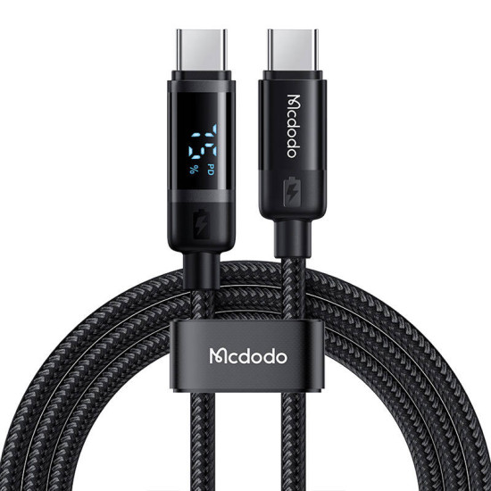 Mcdodo USB-C to USB-C 60W Data Cable CA-5780 1.2m (Black) Mcdodo USB-C to USB-C 60W Data Cable CA-5780 1.2m (Black)